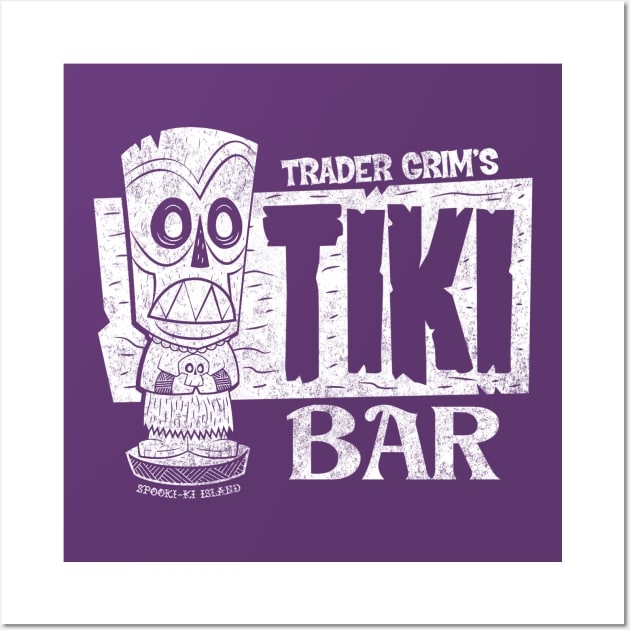 Trader Grim's Tiki Bar Wall Art by chrisraimoart